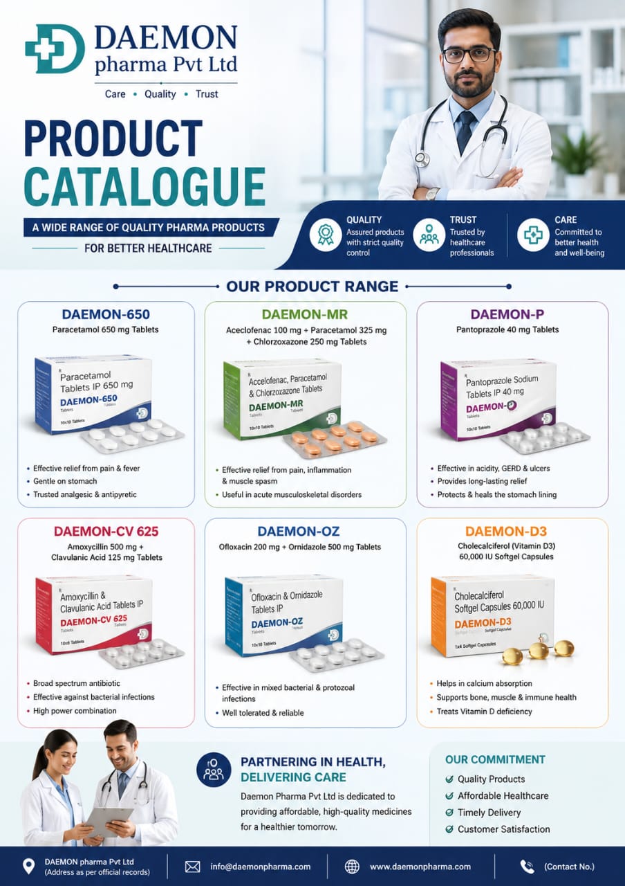 Daemon Pharma products